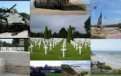 sur les plages du débarquement