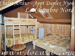 Appartements en chalet 8/ 11 /13 /24 personnes au pied des pistes.