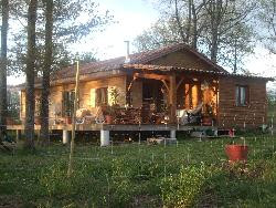location chalet bois