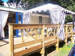 loue mobil home 4/6 pers.sud finistère -fouesnant -300 m plage