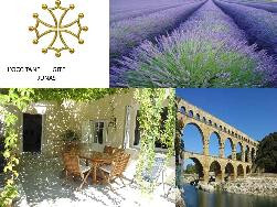 maison de village gard 5 pers avec cour