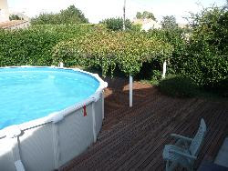 appartement 1 er etage villa climatisé avec piscine 12m *4 m