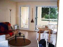 Vue frontale sur Bassin d'Arcachon pour ce T3 classé (4 personnes)