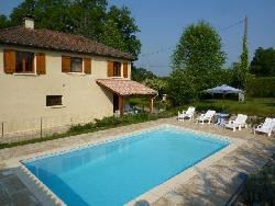 Maison de vacance avec piscine, 4ch, pour 8 à 9 personnes