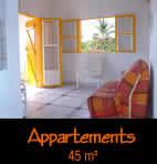 Apartements de plain pied avec la  vue Mer et à 2 minutes de la plage.