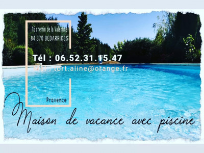 Maison de vacances 5 chambres avec piscine en campagne