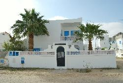 tunisie DJERBA T3 70m² avec JARDIN DANS VILLA  4 pers PLAGE 1500m