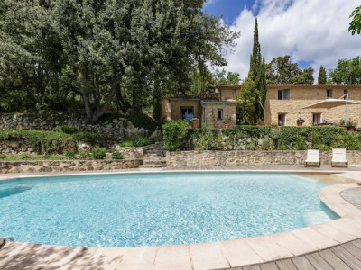 Villa piscine vue sur le Mt Ventoux (9 pers)