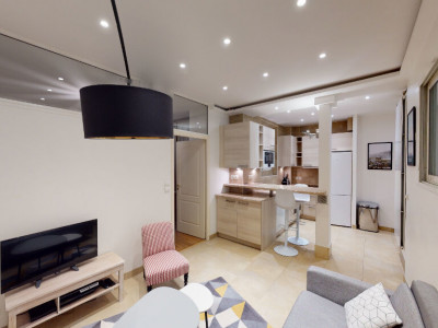 Location appartement meublé 2 pièces 38 m²75016 Paris 16e (Auteuil-Nord - Jasmin - Mirabeau)