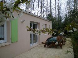 Maison sur jardin clos