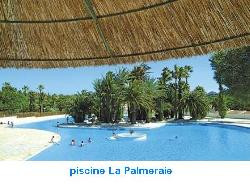 a louer de fin mars à fin sept. mobilhome 6 pers camp LA BAUME-LA PALMERAIE