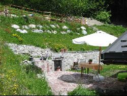 Beau chalet avec piscine chauffée