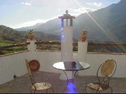 Gîte rural en Andalusie avec terrace en vue extraordinaire sur la montagne de la Serranía de Ronda