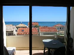 Carnon, studio meublé, vue mer