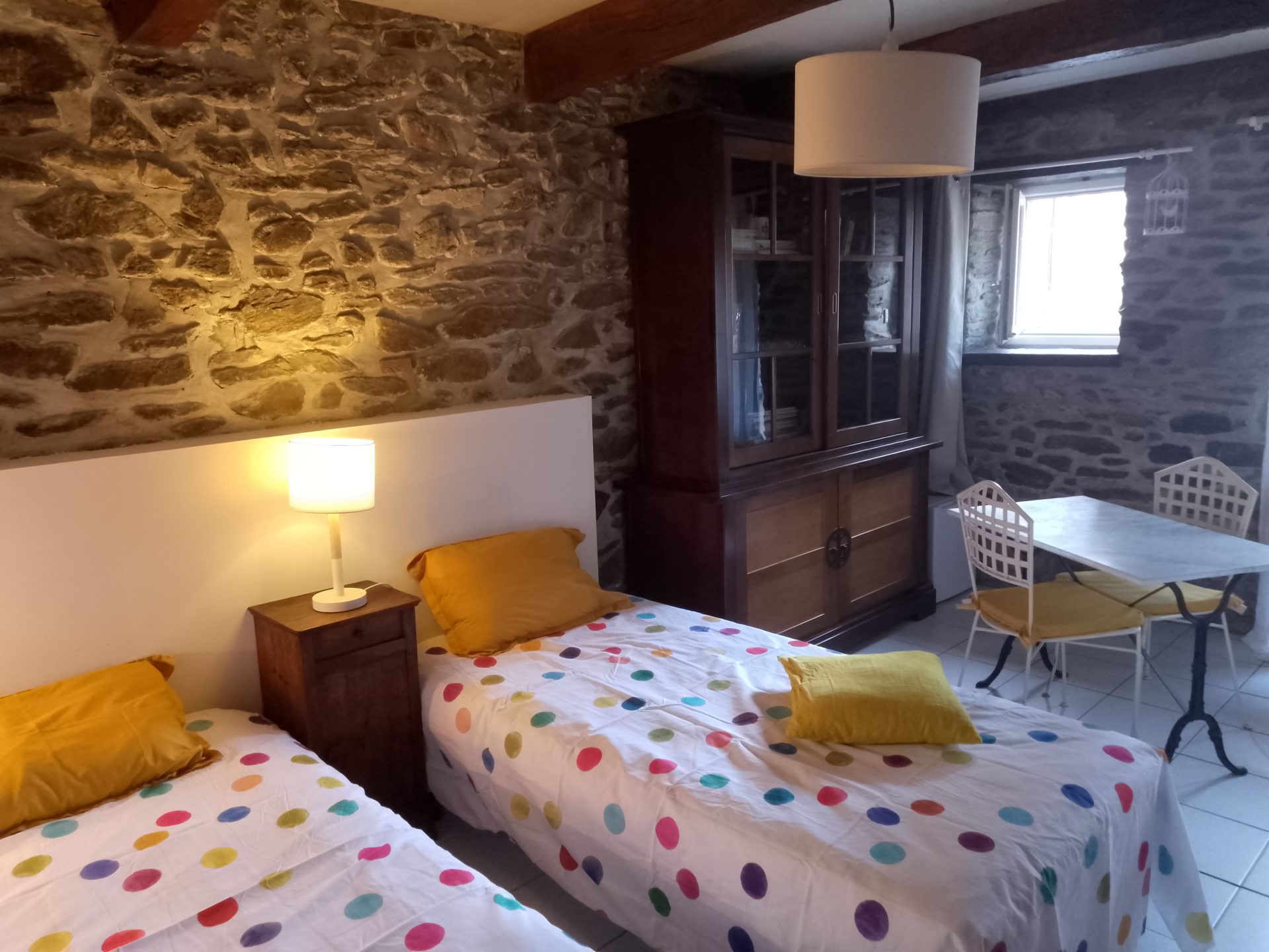 Chambre de GAREL avec sa salle d'eau, 25m2