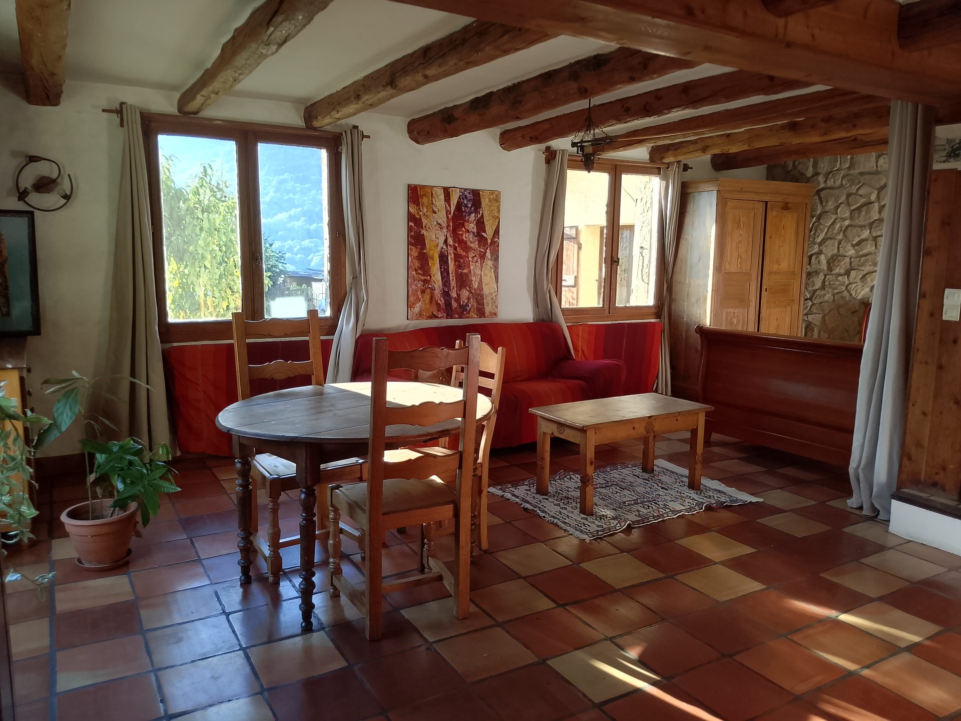 Appartement avec jardin au coeur du Briançonnais